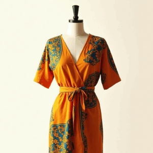 Ankara Wrap Dress